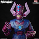 Hasbro's new Galactus figure wearing his alternate skull faceplate.
